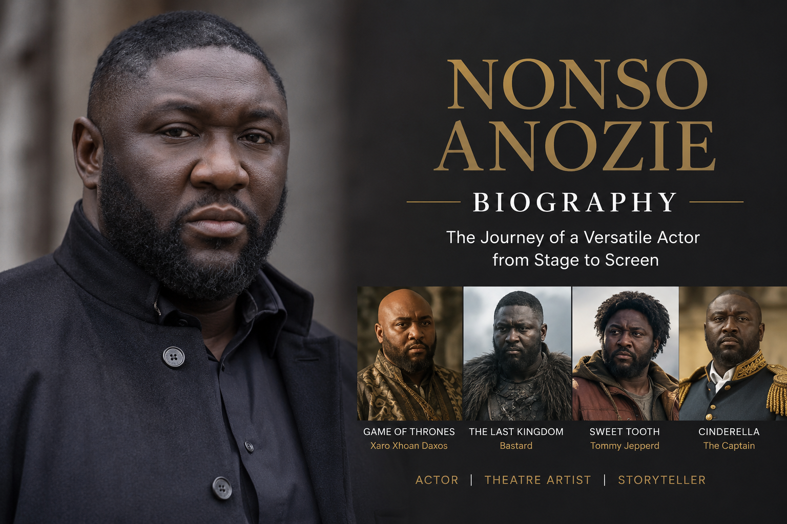 Nonso Anozie biography, actor known for Game of Thrones and Sweet Tooth