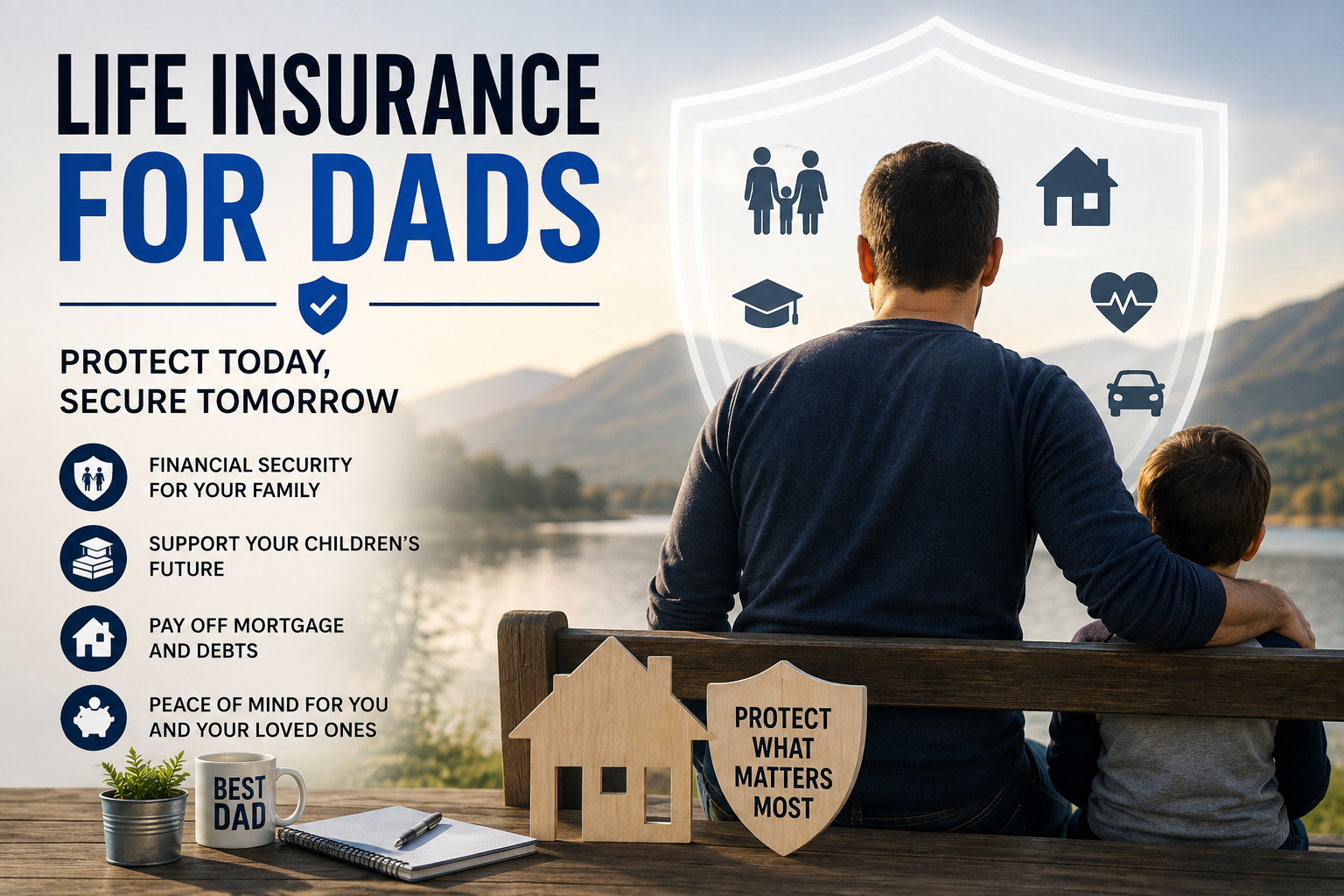 Life insurance for dads helping protect family finance
