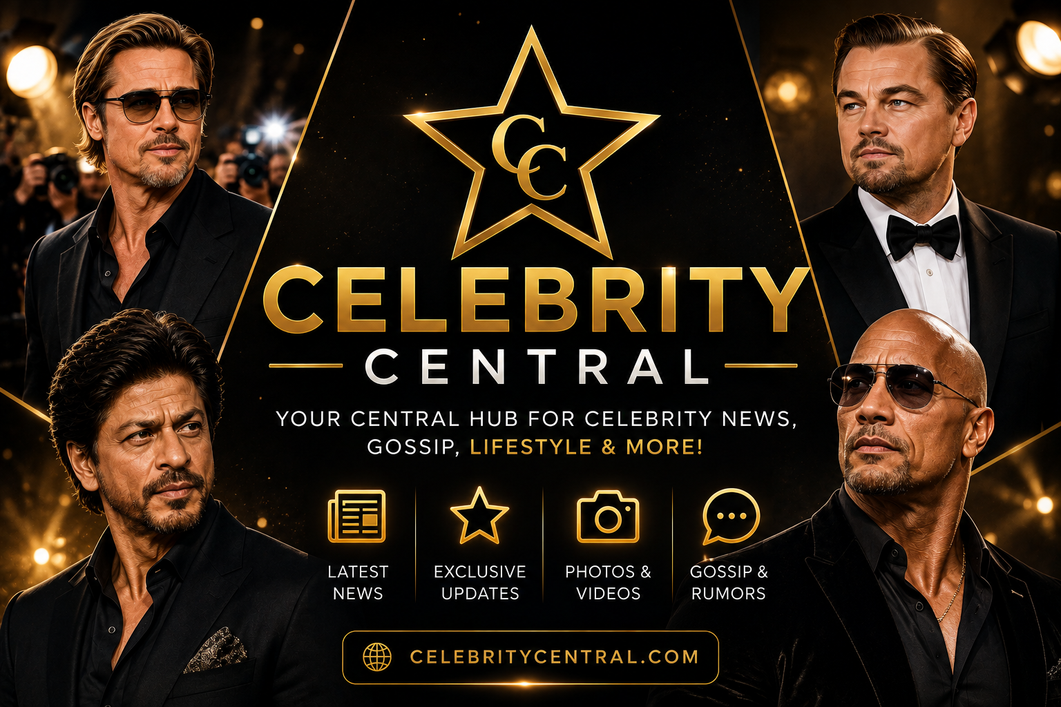 Celebrity Central guide featuring celebrity biographies, entertainment news, careers and achievements